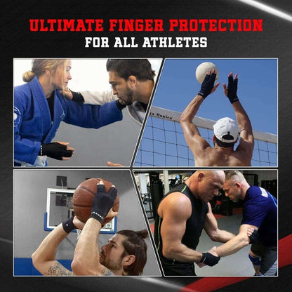 Sports glove for finger protection 
