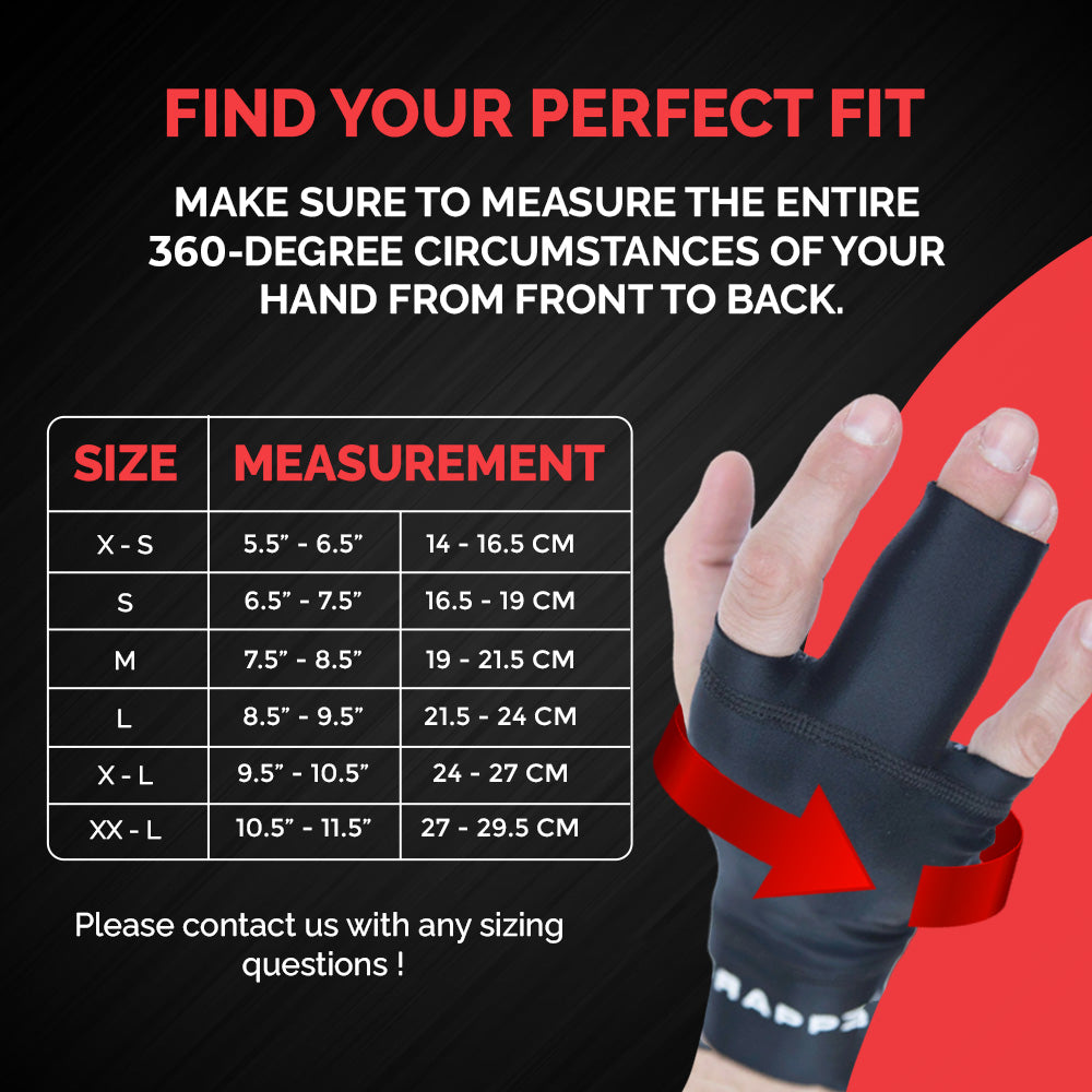 GRAPPZ Finger splint Compression Gloves for Finger Injury & protection