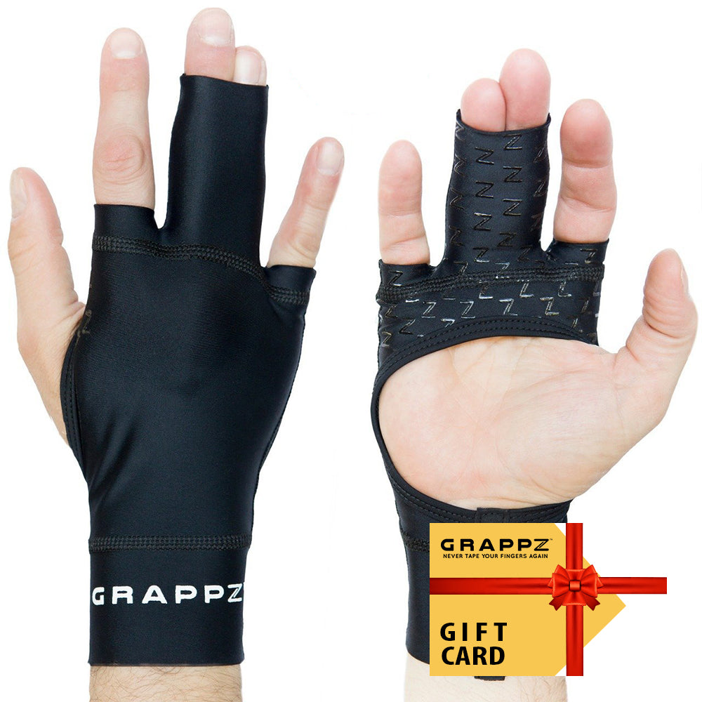 Grappz finger support gloves with digital gift card