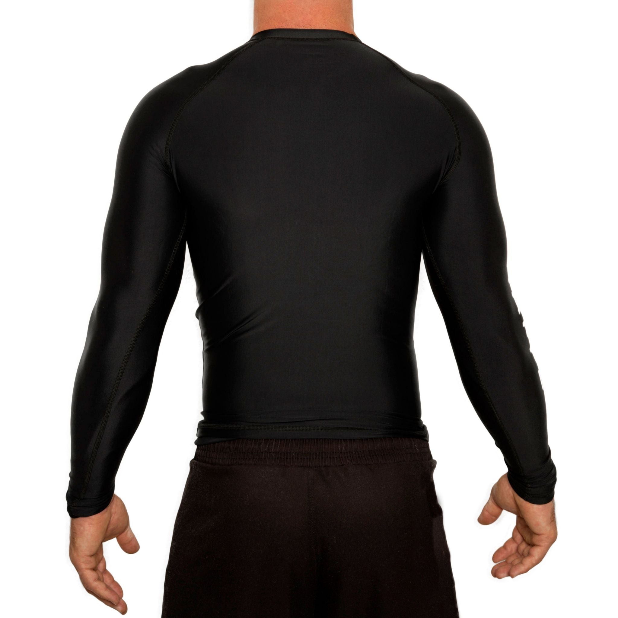  Black Compression Shirts For Men Long Sleeve Workout  Athletic Rash Guard Base Layer Undershirt Gear T Shirt Cool Dry