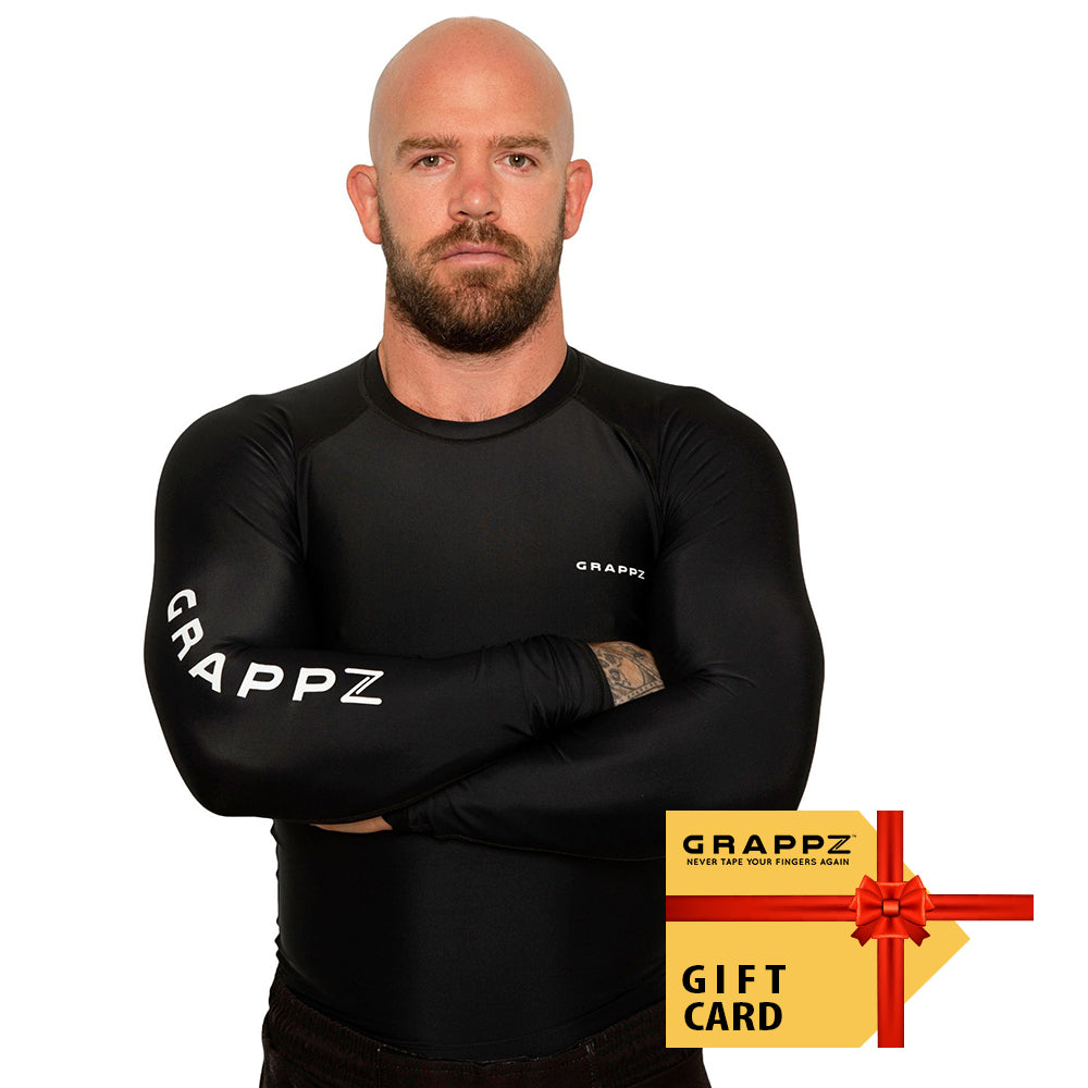 Rashguard - Long Sleeve Athletic Compression Shirt - Base layer - By Grappz